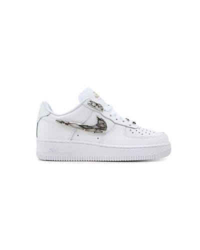 Nike Air Force 1 Low Molten Liquid Metal Silver White