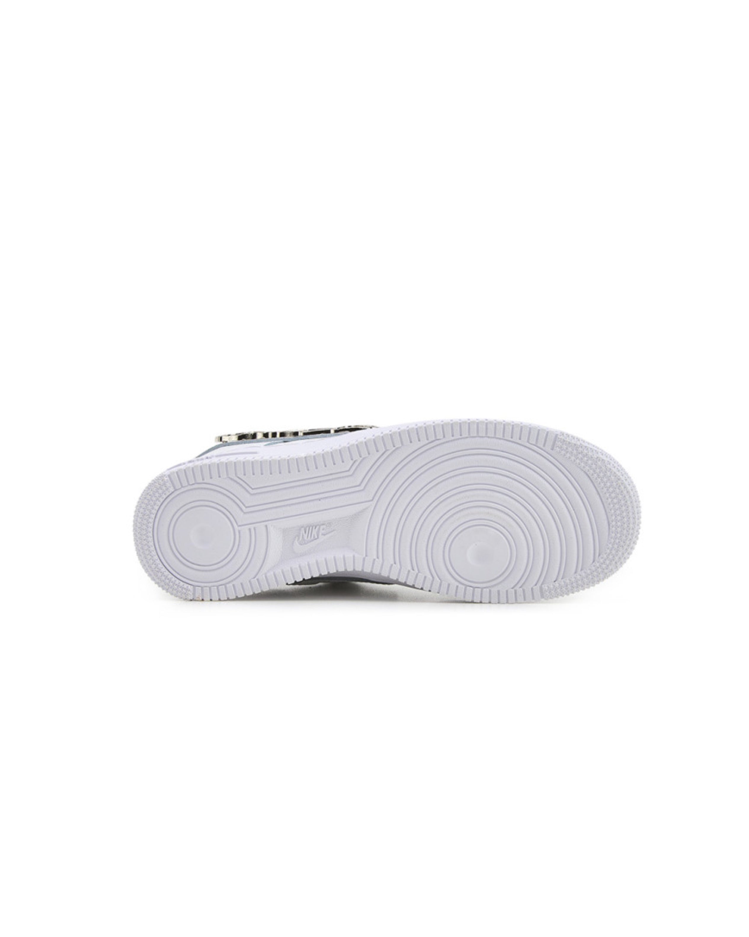 Nike Air Force 1 Low Molten Liquid Metal Silver White